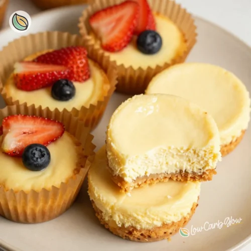 Keto Mini Cheesecake Bites