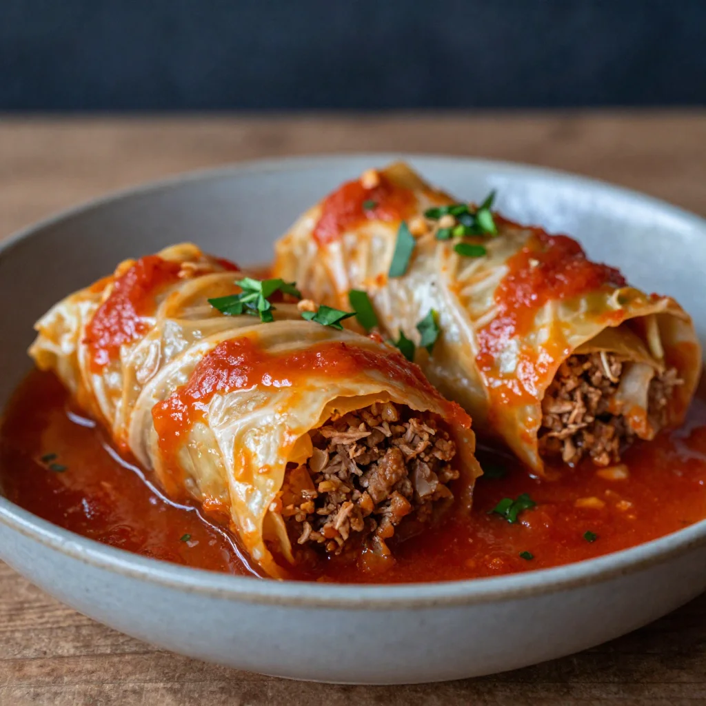 Keto Stuffed Cabbage in the Instant Pot