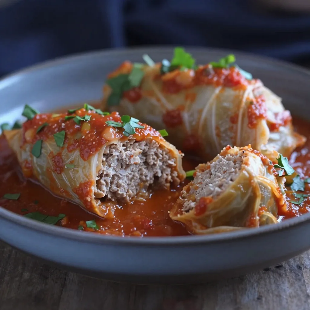 Keto Stuffed Cabbage in the Instant Pot