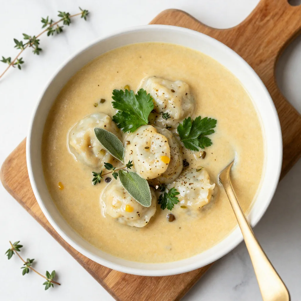 Low Carb Chicken and Dumplings