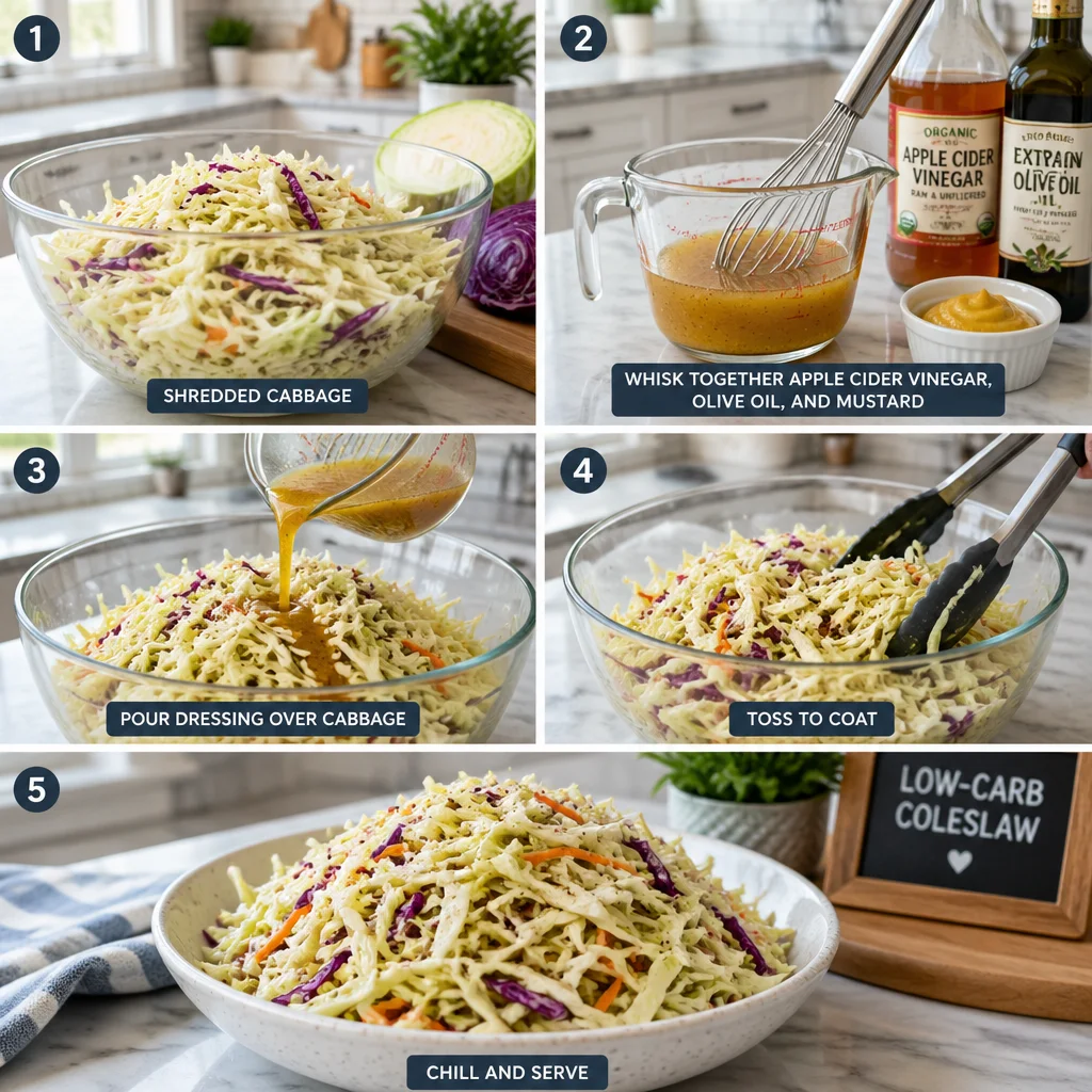 low carb coleslaw no mayo