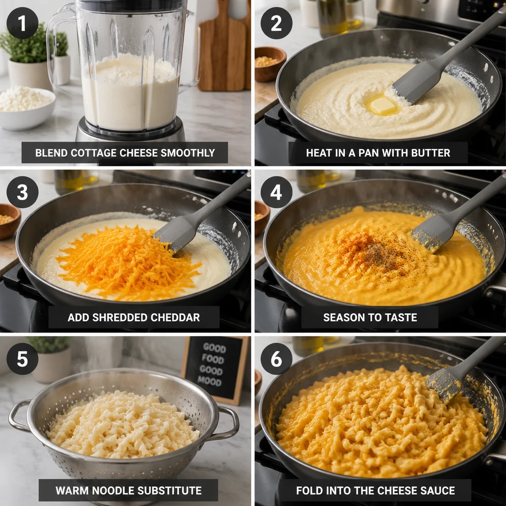 cottage cheese mac and cheese low carb