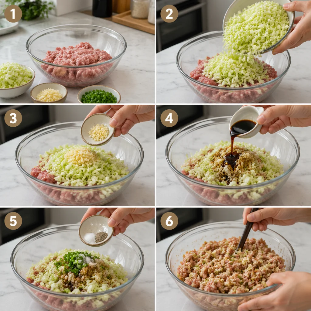 Low-Carb Dumpling Filling: A Versatile Meatball-Style Recipe That Pairs With the Cabbage Crush 4 Low-Carb Dumpling Filling: A Versatile Meatball-Style Recipe That Pairs With the Cabbage Crush