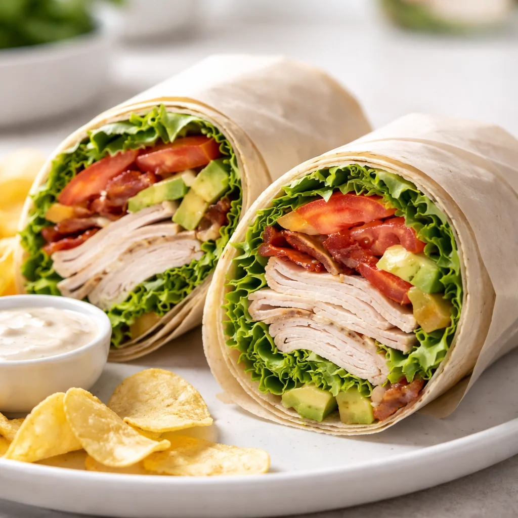 Low-Carb Lunch Ideas: The Complete Proven Guide (2026) 2 Low-carb lettuce wrap turkey club with bacon, avocado and tomato