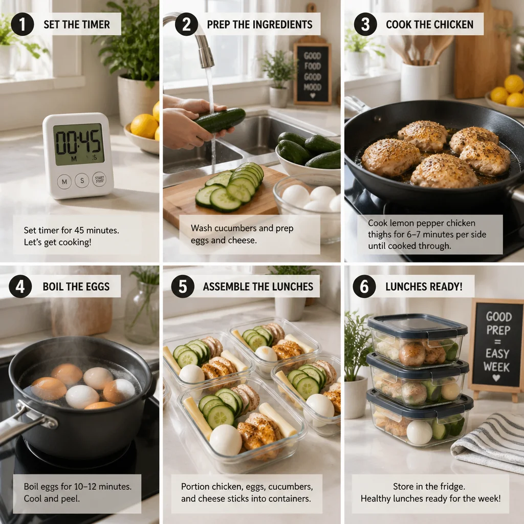 Low-Carb Meal Prep for Back-to-School: Jordan's Sunday System for Stress-Free Weekday Lunches 4 low carb meal prep for back to school