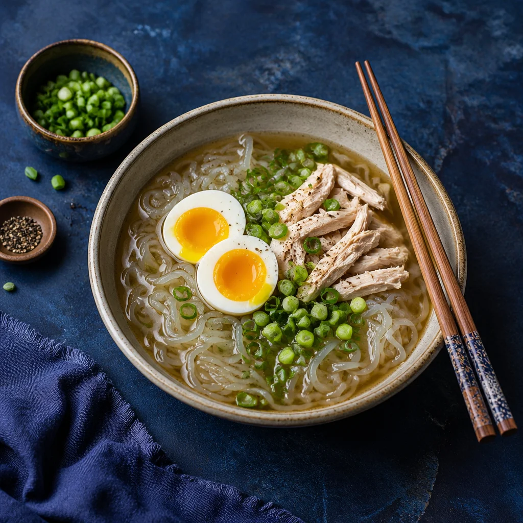 Low-Carb Ramen Alternative: A Gut-Healing Bone Broth Bowl With Shirataki Noodles 2 Low-Carb Ramen Alternative: A Gut-Healing Bone Broth Bowl With Shirataki Noodles
