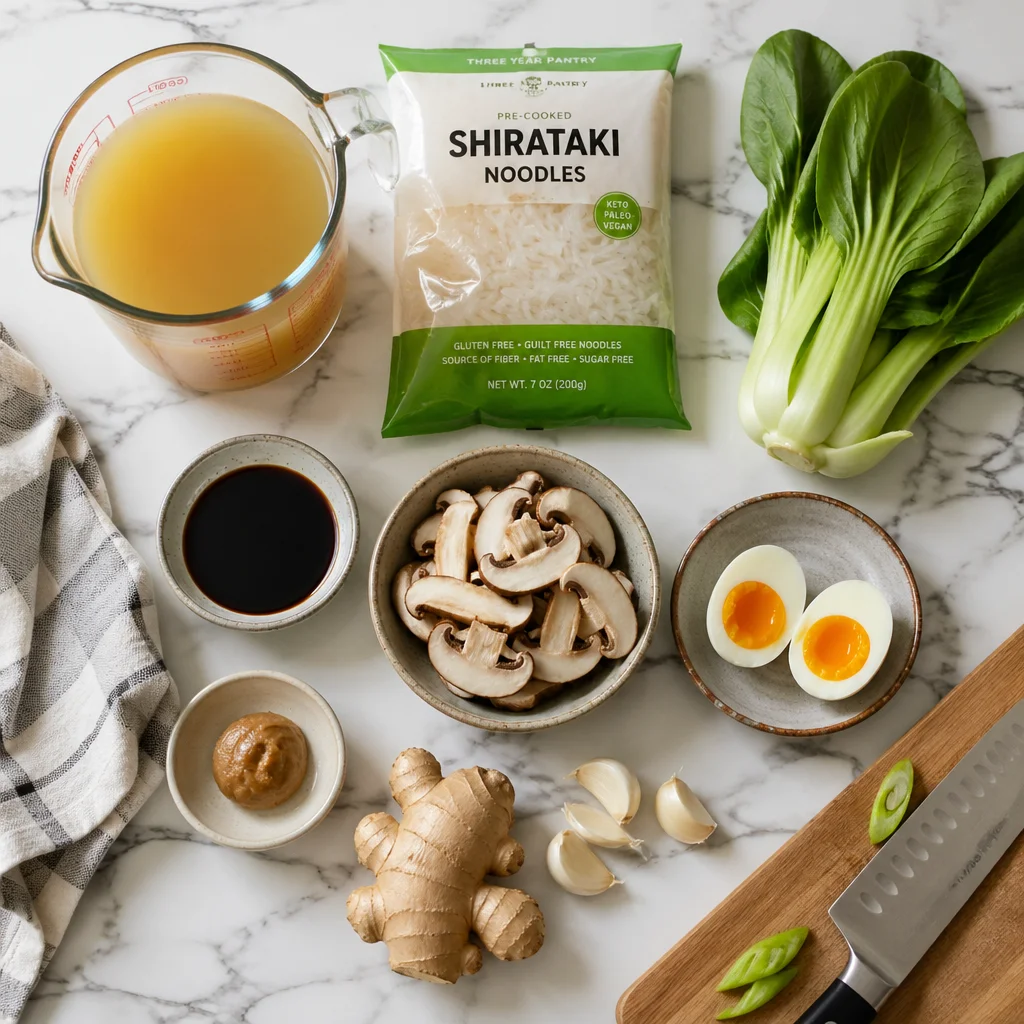 Low-Carb Ramen Alternative: A Gut-Healing Bone Broth Bowl With Shirataki Noodles 3 Low-Carb Ramen Alternative: A Gut-Healing Bone Broth Bowl With Shirataki Noodles