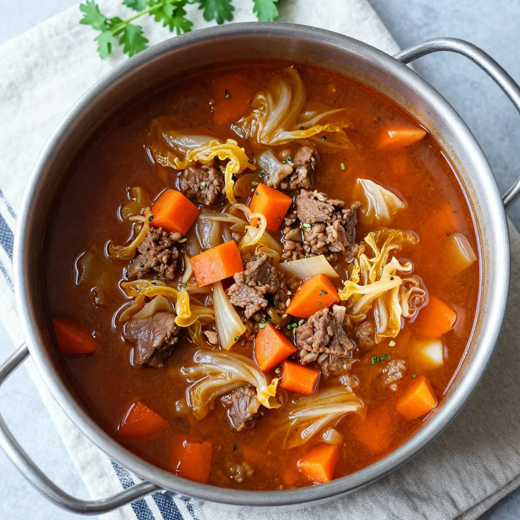 Spicy Cabbage Roll Soup