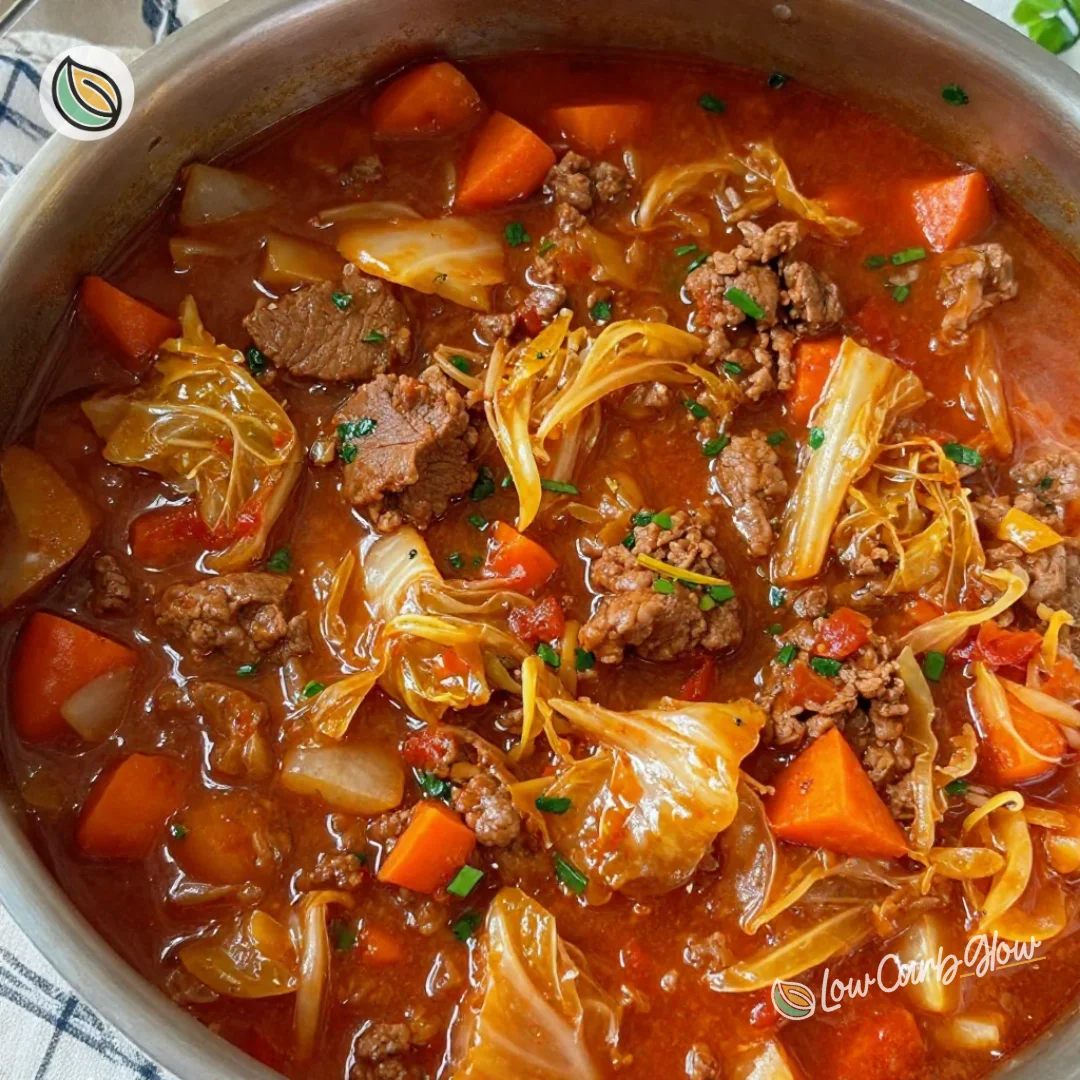 Spicy Cabbage Roll Soup