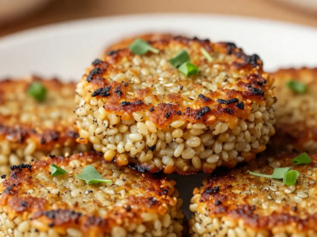 Crispy Crunchy Quinoa Veggie Patties 3 Crispy Crunchy Quinoa Veggie Patties